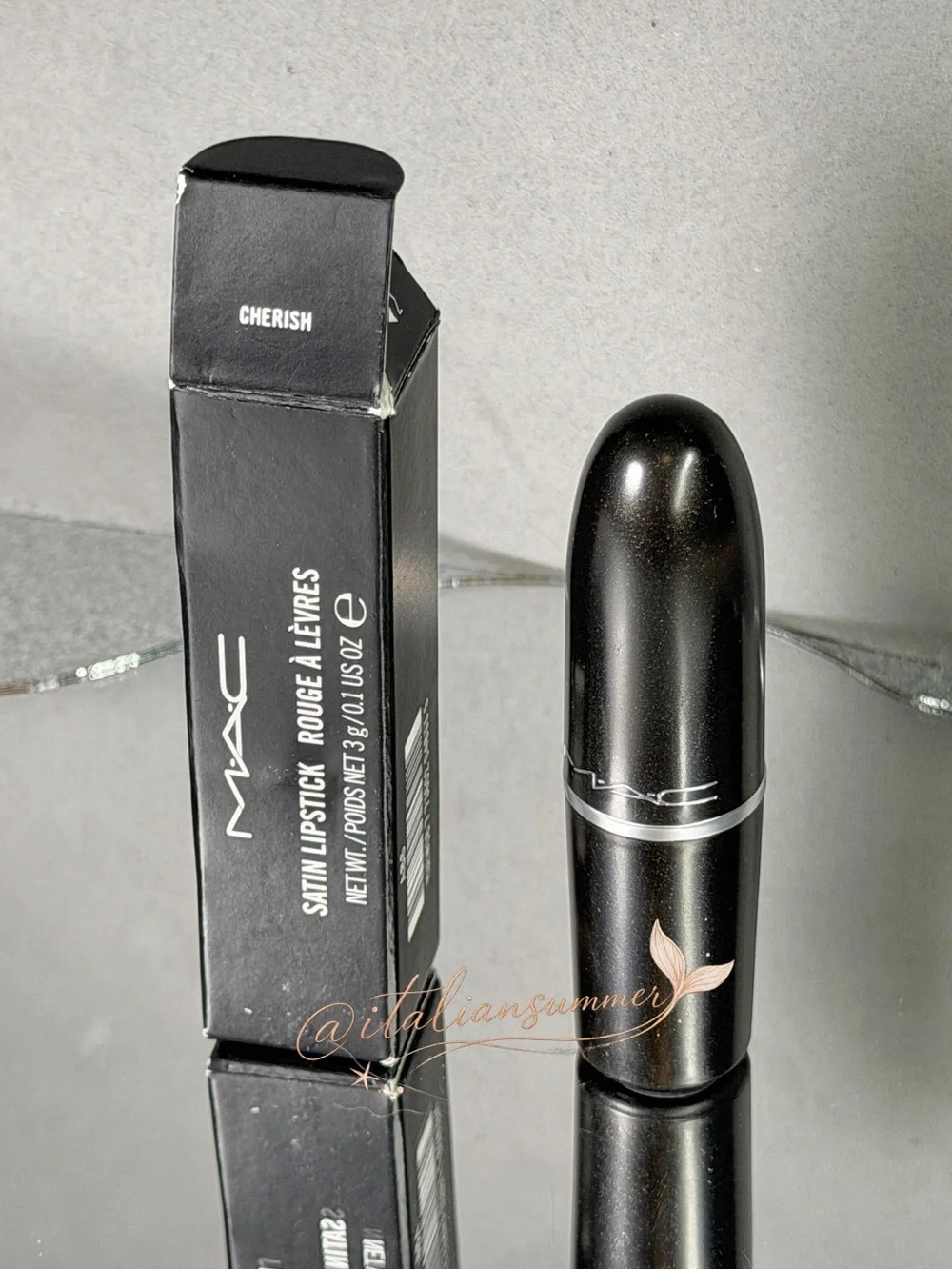 MAC Satin Lipstick CHERISH Discontinued Original Formula Full Size New In Box